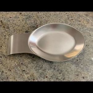 AMCO LARGE SPOON REST STAINLESS STEEL